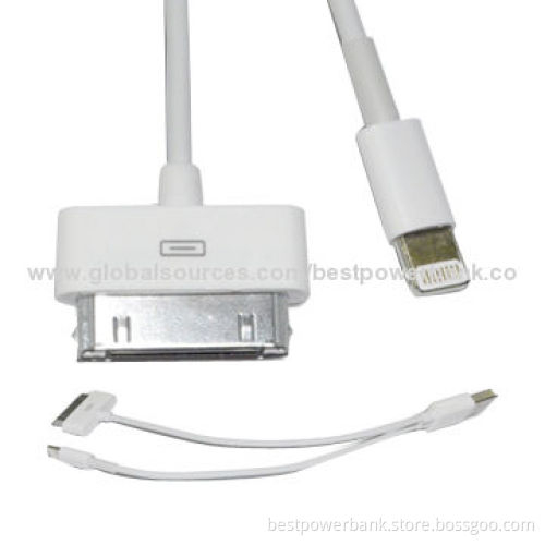 Cable for iPhone4/4s/5 with 2-in-1 Multifunction